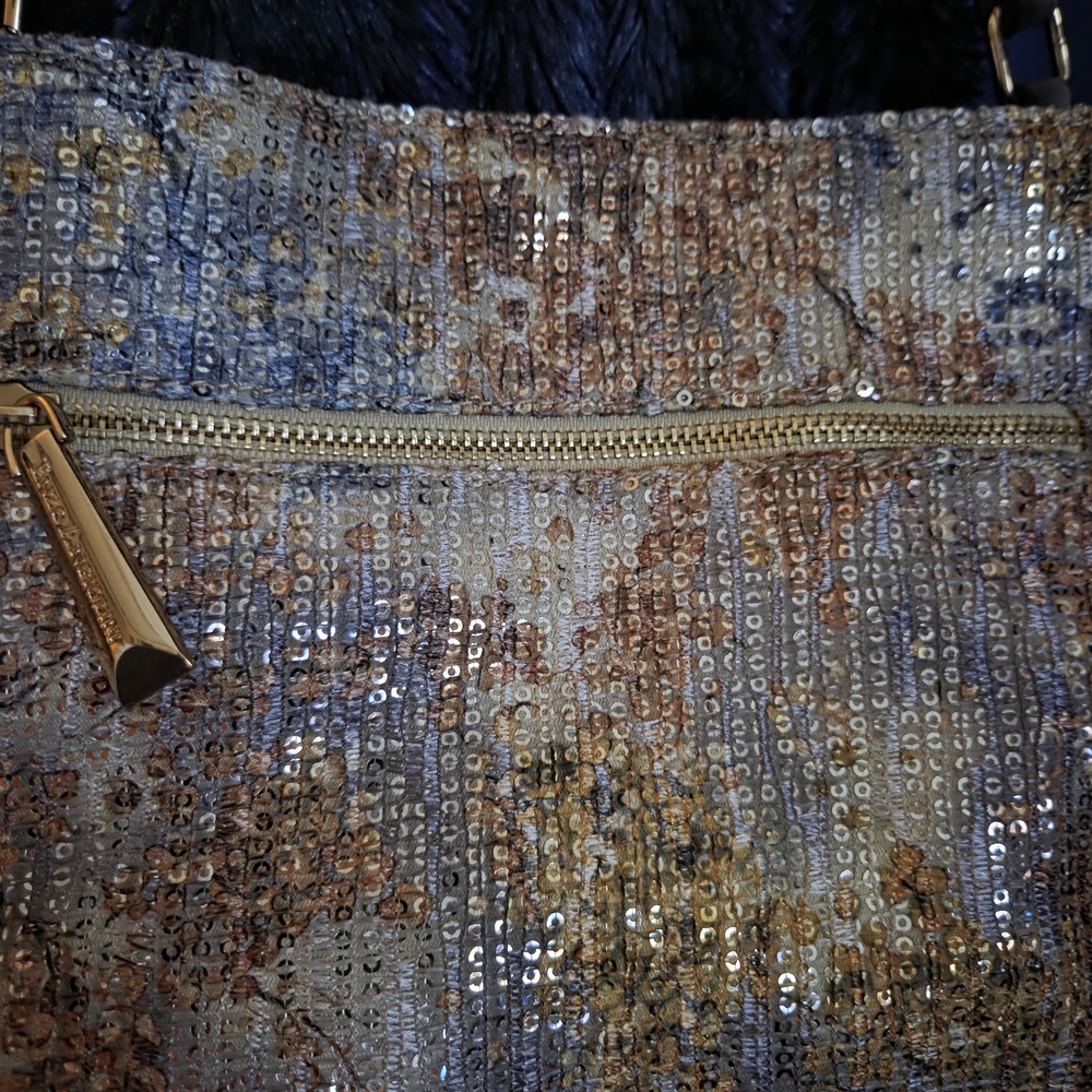 Enzo Angiolini Metallic Multicolor Sequin Tote - Picture 6 of 12